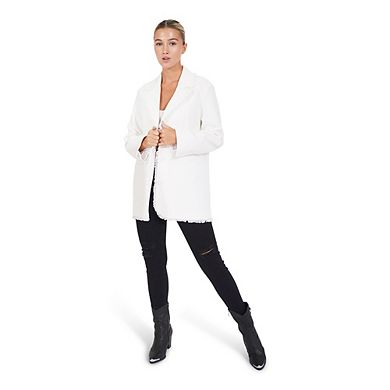 Young Blood Frayed Edge Blazer