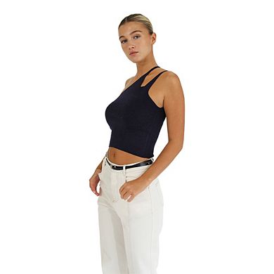 Symphony Double Strap Knit Crop