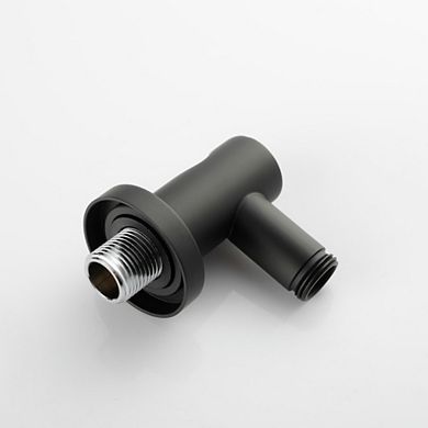 Matte Slide Bar Handheld Shower Kit - Includes 59in Hose, Wall Supply Elbow, and Adjustable Holder