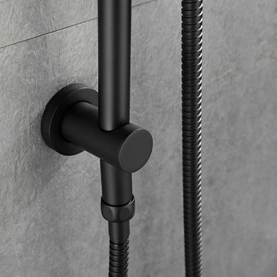 Matte Slide Bar Handheld Shower Kit - Includes 59in Hose, Wall Supply Elbow, and Adjustable Holder