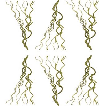 Mossy Vine Set of 6, 44 in Height, Wire Paper Construction
