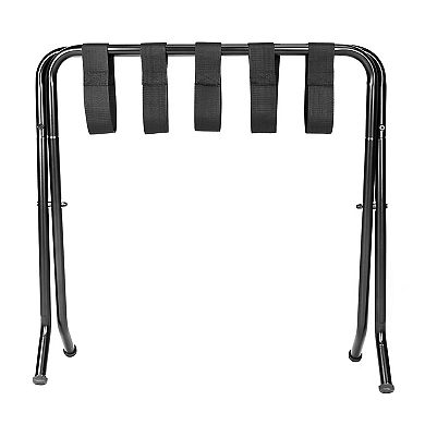 High-Quality Portable Metal Luggage Rack, Perfect for Convenient Luggage Storage, Easy to Move