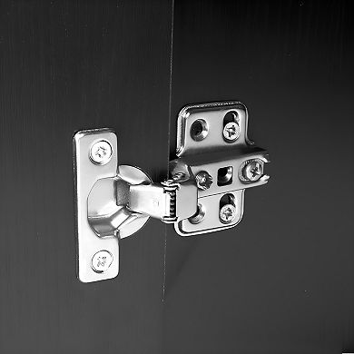 MDF High Cabinet - Wall-Mount Storage with Thiamine Finish for Modern Bathrooms