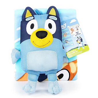 Bluey 2 pc Bath Buddy & Towel Set