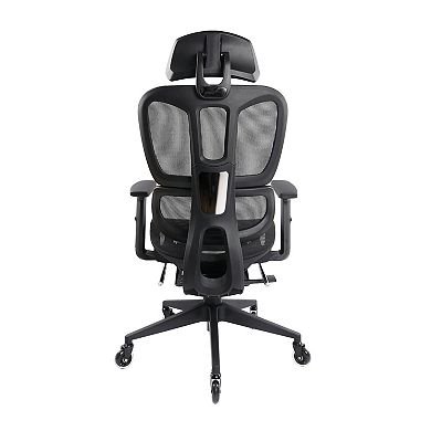 Techni Mobili Ultimate Reclining Ergonomic Mesh Office Chair with Lumbar Support and Footrest