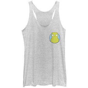 Juniors' Bob's Burgers Kuchi Kopi Pocket Size Racerback Tank Top