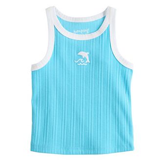 Girls 4-12 Jumping Beans® Racerback Rib Tank Top