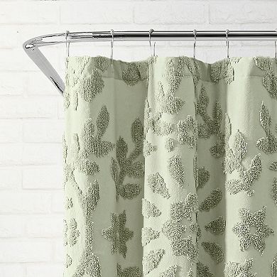Peri Chenille Laurel Shower Curtain