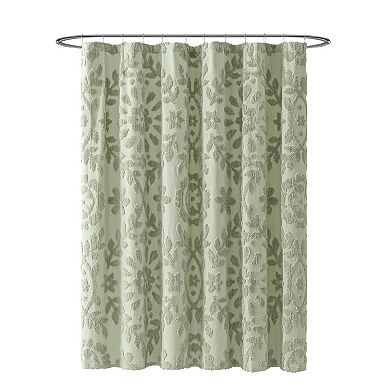 Peri Chenille Laurel Shower Curtain