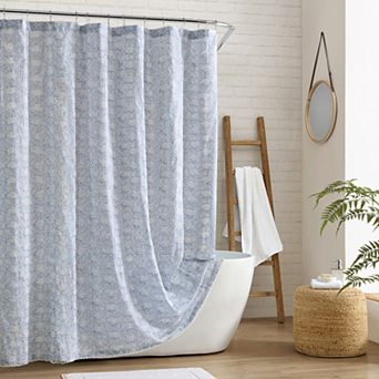 Peri Ikat Eyelet Shower Curtain
