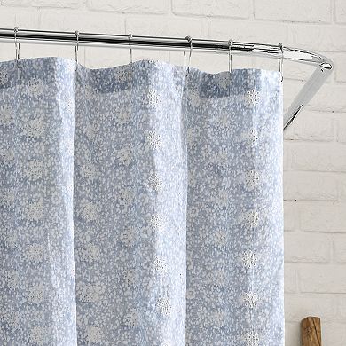 Peri Ikat Eyelet Shower Curtain