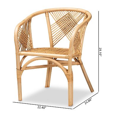 bali & pari Kagama Rattan Dining Chair