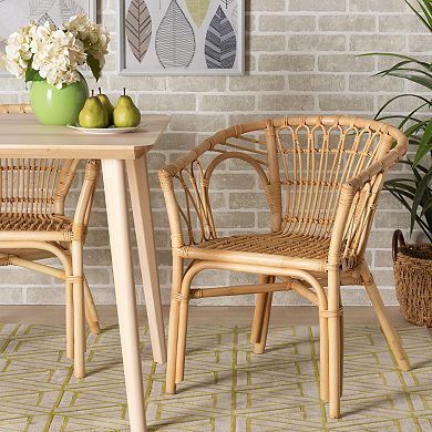 bali & pari Kaka Rattan Dining Chair
