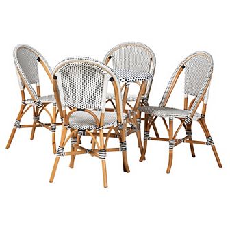 bali & pari Genica Rattan Dining 5 pc Set