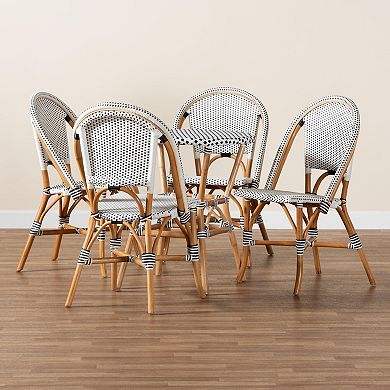 bali & pari Genica Rattan Dining 5-piece Set