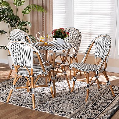 bali & pari Genica Rattan Dining 5-piece Set