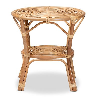 bali & pari Cariel Rattan Coffee Table