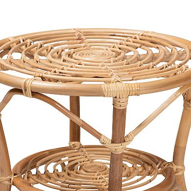bali & pari Cariel Rattan Coffee Table