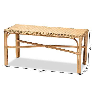 bali & pari Cacaban Rattan Bench
