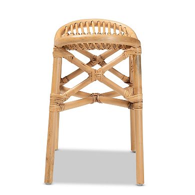 bali & pari Elgon Rattan Footstool