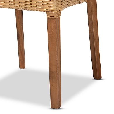 bali & pari Arthur Rattan Dining Chair 2-piece Set