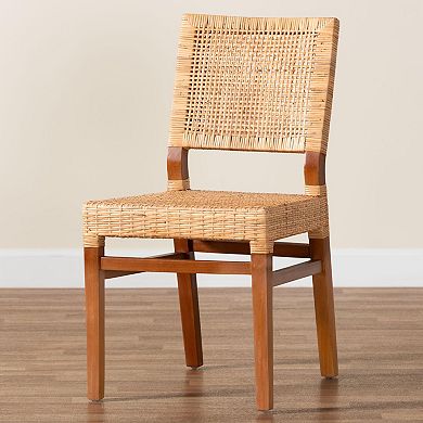 bali & pari Lesia Rattan Dining Chair