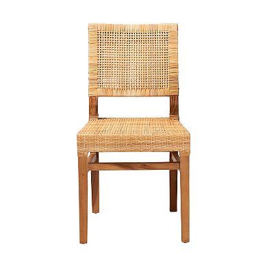 bali & pari Lesia Rattan Dining Chair