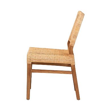 bali & pari Lesia Rattan Dining Chair