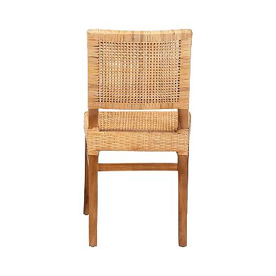 bali & pari Lesia Rattan Dining Chair