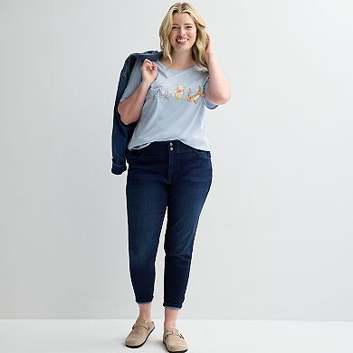 Disney's Winnie the Pooh & Friends Juniors' Plus Size Graphic Tee