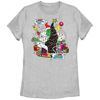 Juniors' Dr. Seuss Grinch Must Find A Way Graphic Tee