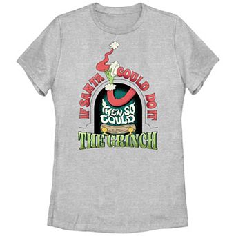 Juniors' Dr. Seuss Grich If Santa Could Do It Graphic Tee