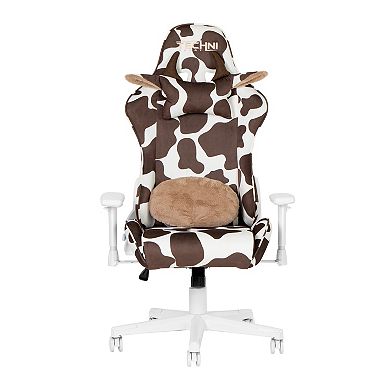 Techni Sport TS85 Brown Cow Gaming Chair