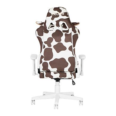 Techni Sport TS85 Brown Cow Gaming Chair