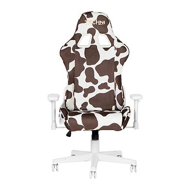 Techni Sport TS85 Brown Cow Gaming Chair