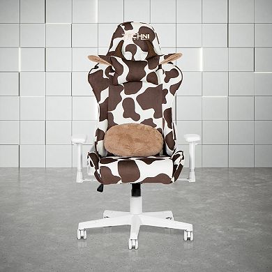 Techni Sport TS85 Brown Cow Gaming Chair