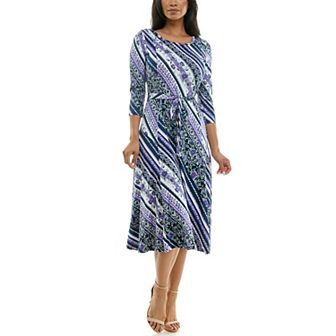 Women's Nina Leonard Sylvia Midi Dress