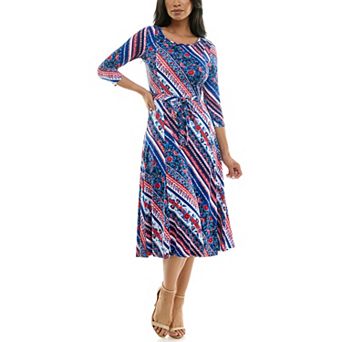 Women's Nina Leonard Sylvia Midi Dress