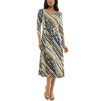 Women's Nina Leonard Sylvia Midi Dress