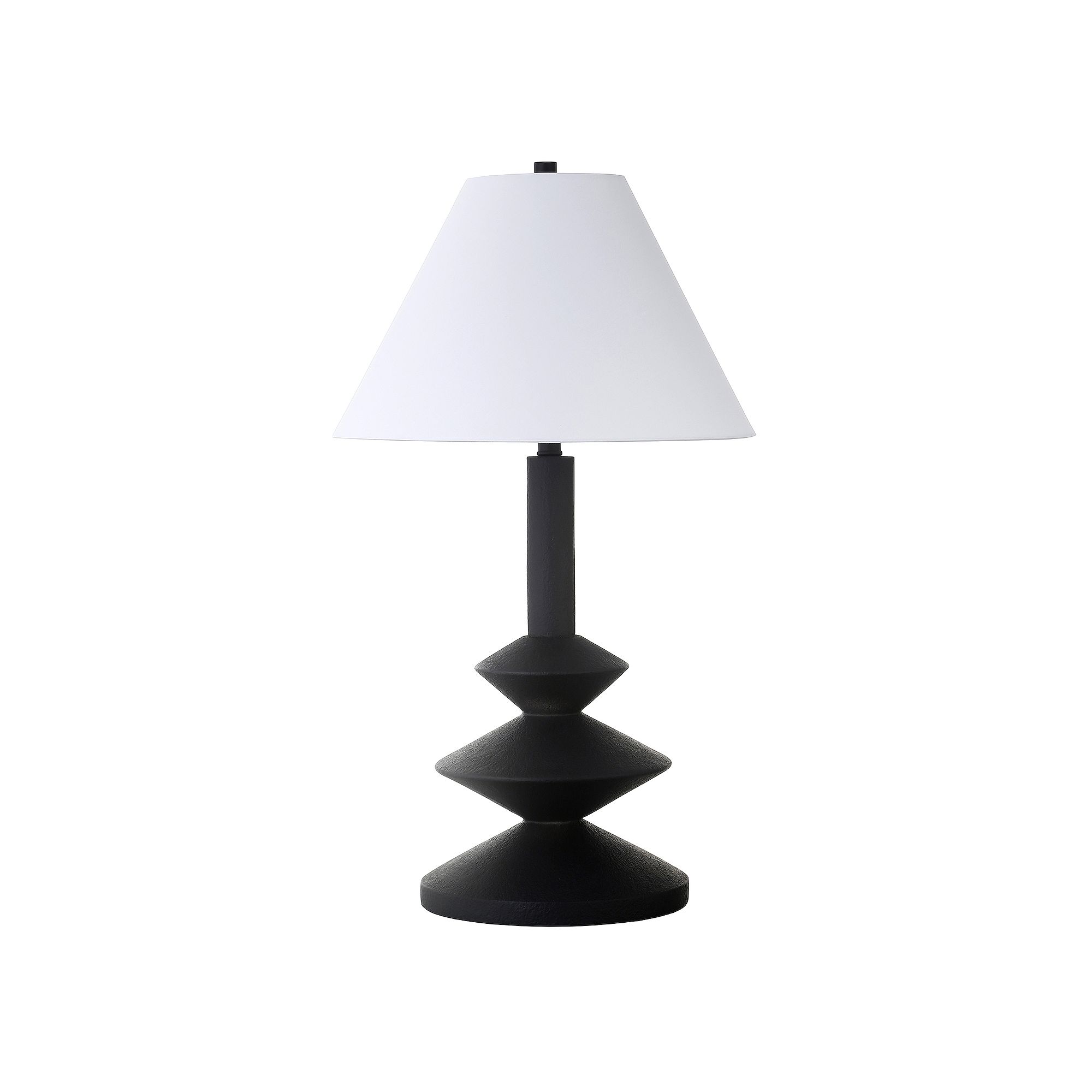 Finley & Sloane Abilene Triple Gourd Lamp, Matte Black