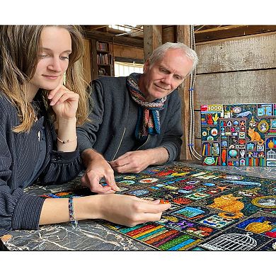 eeboo Piece and Love Alchemist Cabinet 1000 Piece Square Jigsaw Puzzle