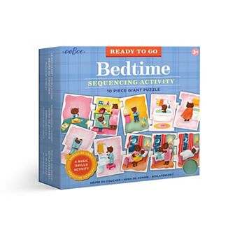 eeboo Ready to Go Puzzle Bedtime Sequencing Activity