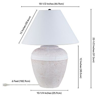 Finley & Sloane Chiara Ceramic Table Lamp