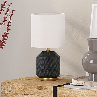 Finley & Sloane Esther Textured Ceramic Mini Lamp