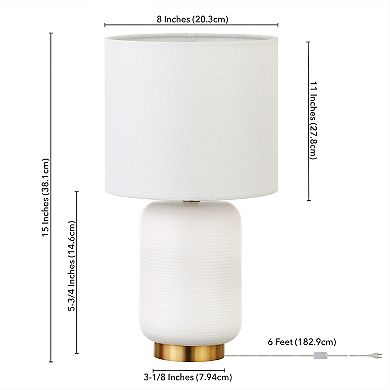 Finley & Sloane Lambert Ceramic Mini Lamp