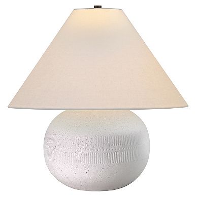 Finley & Sloane Willa Textured Ceramic Table Lamp
