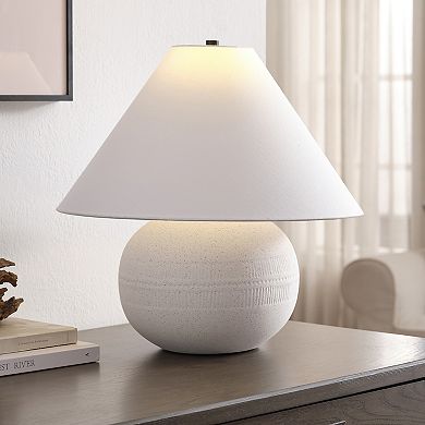 Finley & Sloane Willa Textured Ceramic Table Lamp