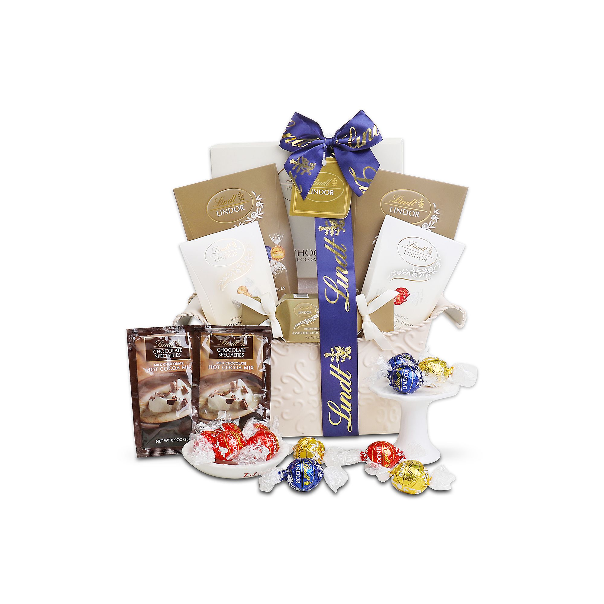 Alder Creek Gift Baskets Classic Lindt Chocolate Sampler Gift Basket, Multi