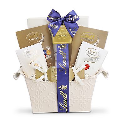 Alder Creek Gift Baskets Classic Lindt Chocolate Sampler Gift Basket