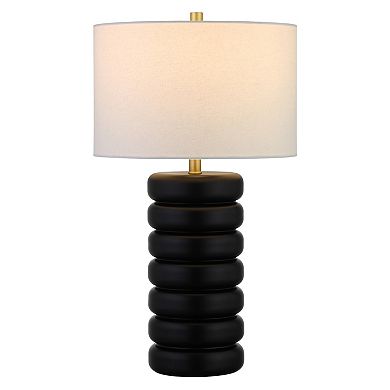 Finley & Sloane Zelda Glass Bubble Body Table Lamp